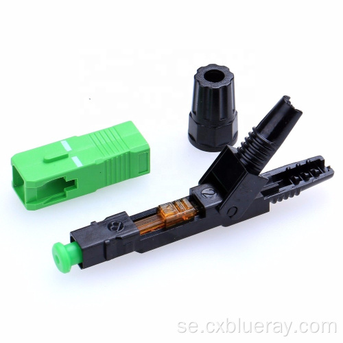 SC APC Quick Connection Fiber Splice Fast Connector